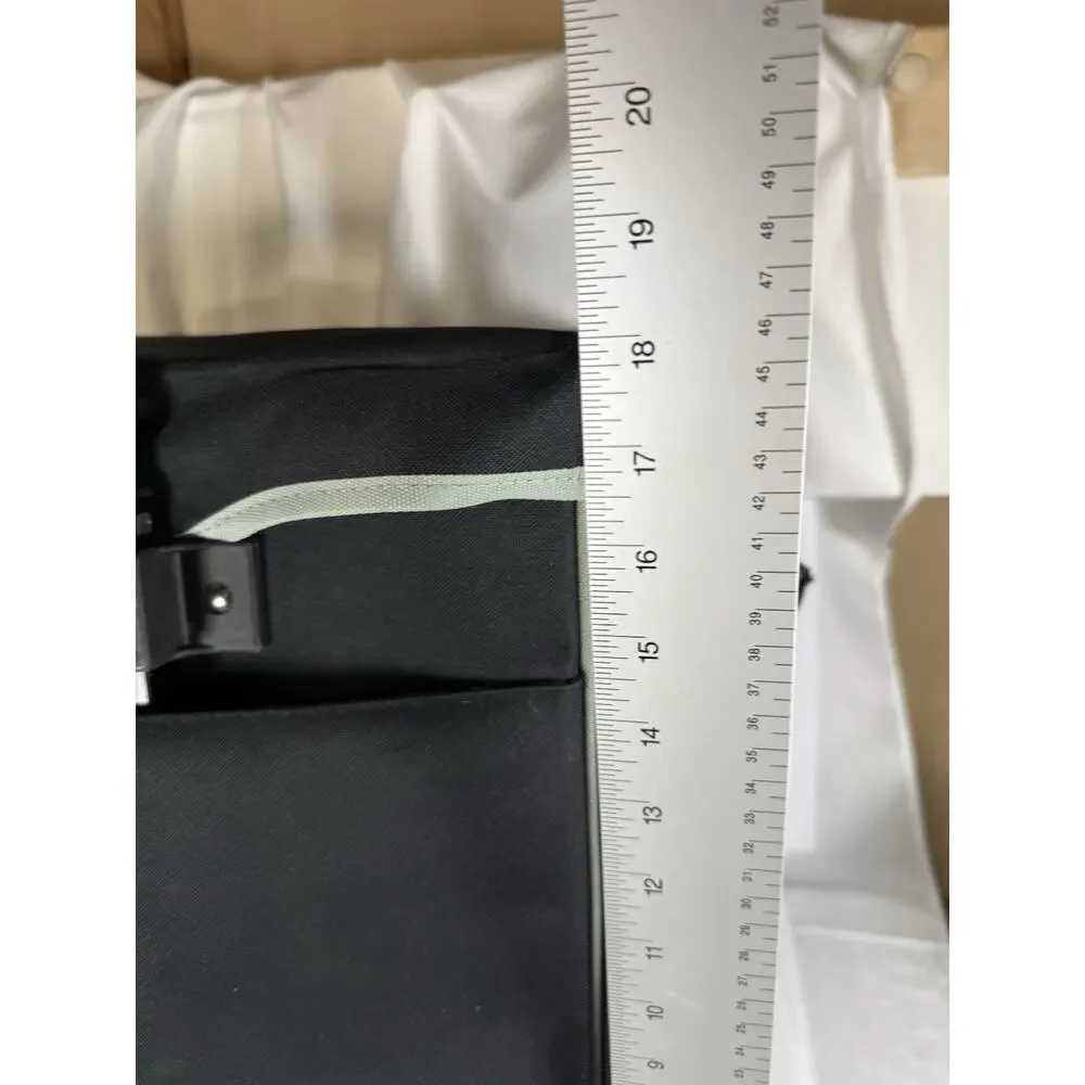 Rolling Tote Multiuse Wheeled Carrier Storage Bag Case Rubbermaid With Pockets